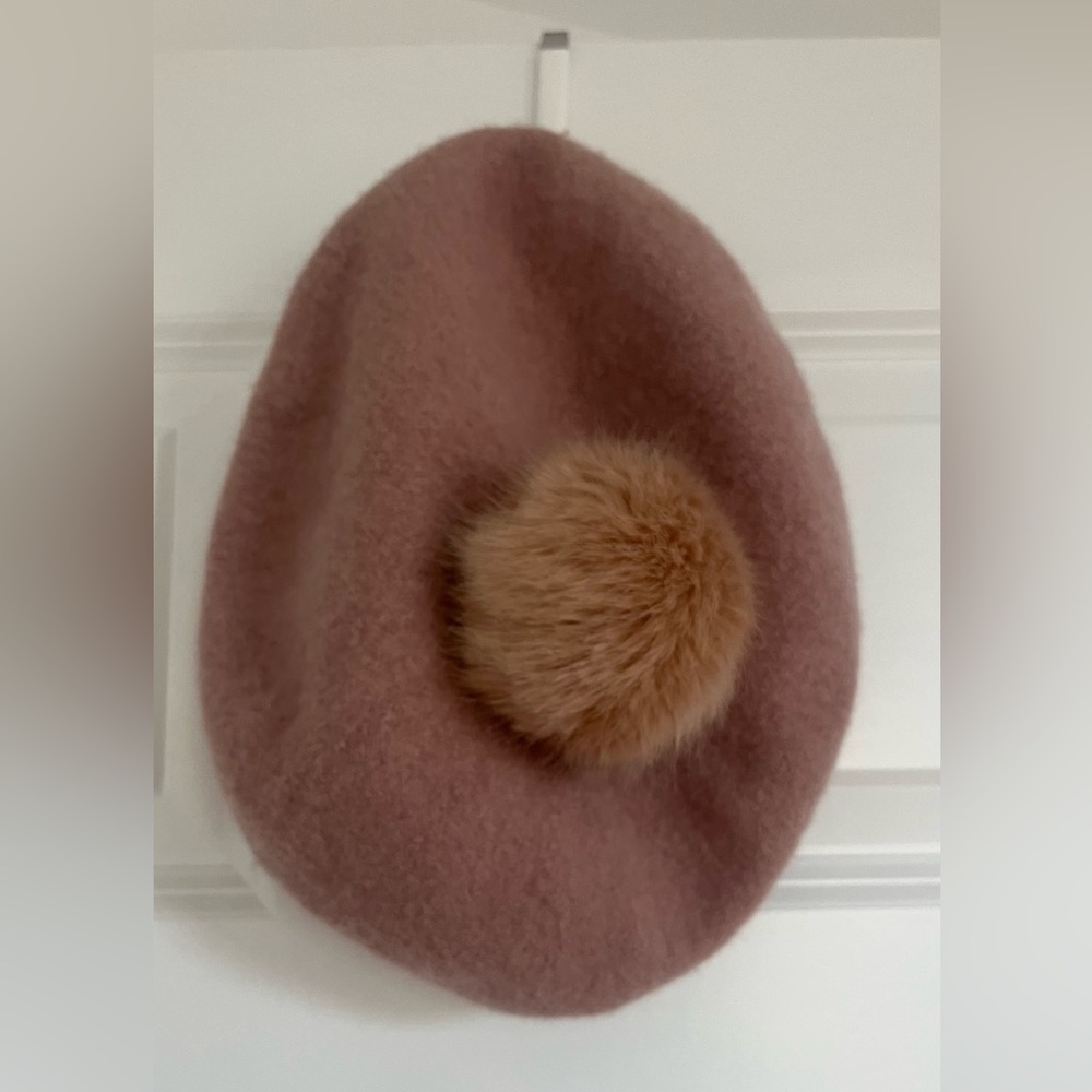 Pink winter hat